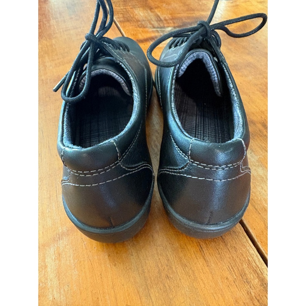 Eastland Oxford Womens 8.5 Shoes Black Lace Up Memory Foam Comfort Low Heel - Picture 3 of 7